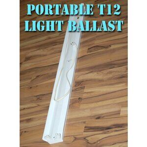 EUC T12 Light Ballast 4 ft Portable Luminaire Fluorescent 40W Model MXL-101